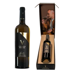 Estuche de vino Finca el Carril Valeria - Bodega Andrés Iniesta