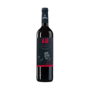 Botella de vino AI8 Tinto de Bodega Andrés Iniesta